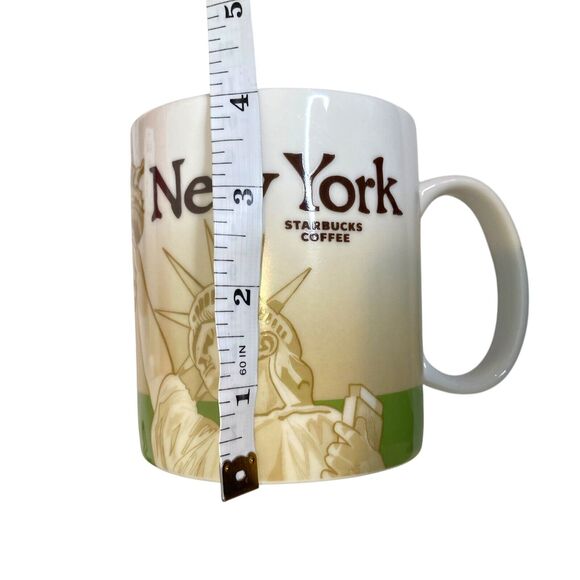 Starbucks New York Icon City Collector Series 16 oz Coffee Cup Mug Liberty NWOT - Picture 6 of 9
